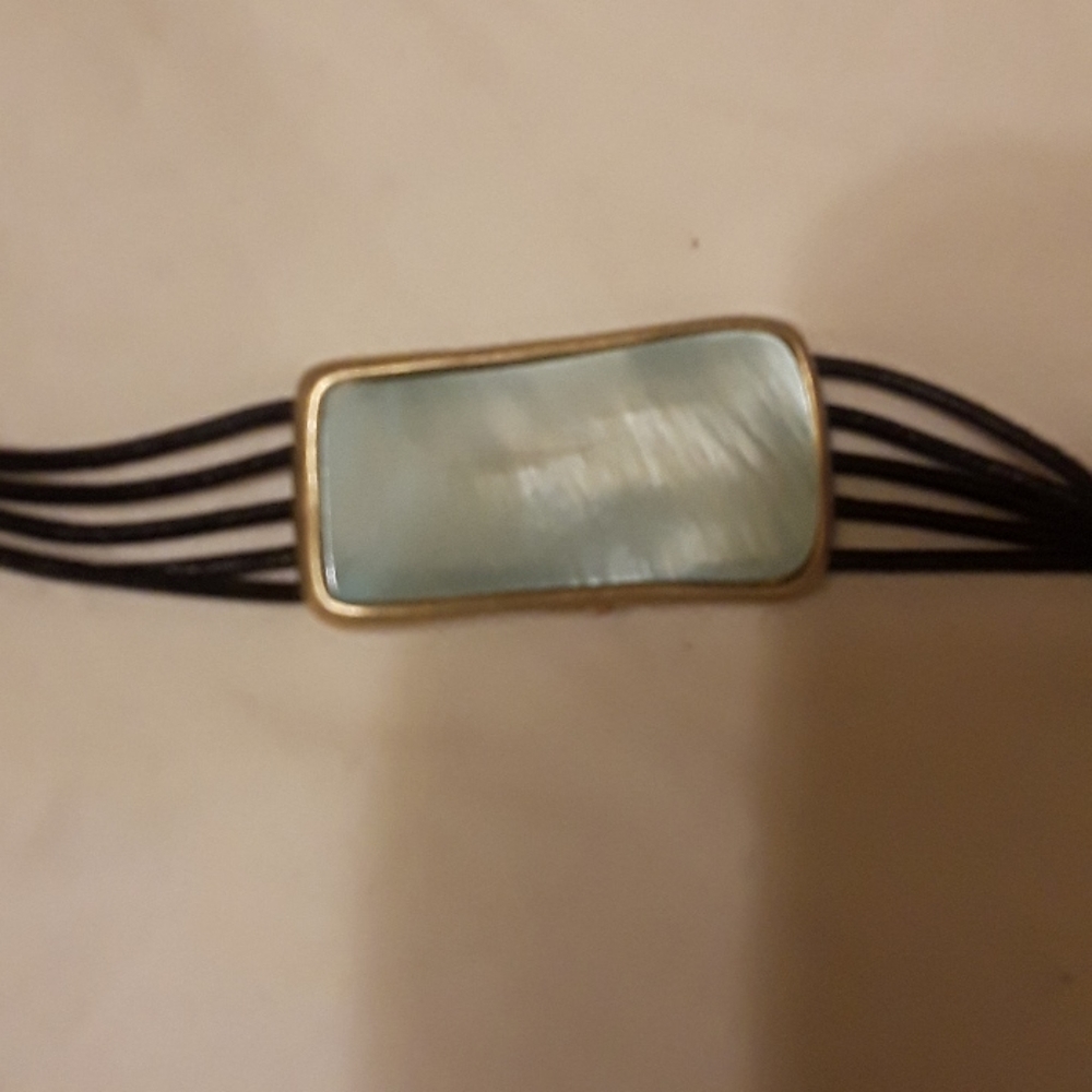 Robert Lee Morris Soho leather strap bracelet